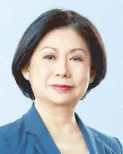  ??  ?? Tessie Sy Coson, BDO Unibank chairman and SM Investment­s Corp. first vice chairman
