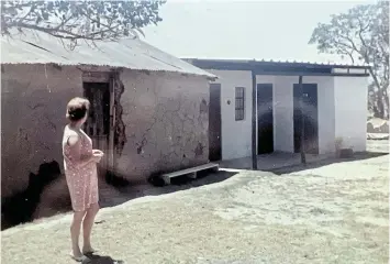  ?? Pictures: SUPPLIED ?? FARM CLINIC: Heather Jones emptied out a storeroom on Cuylervill­e farm and equipped it as a clinic which she opened on March 1 1969.