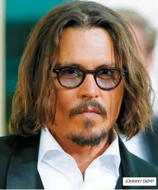  ??  ?? JOHNNY DEPP