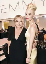  ?? JORDAN STRAUSS Jordan Strauss/Invision ?? Kate Winslet and Anya Taylor-Joy at the 73rd Emmy Awards on Sunday in Los Angeles.