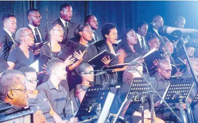  ?? PHOTOS BY MARCIA ROWE ?? The Jamaica Choral Scholars.