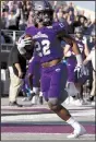  ?? Photo courtesy of Central Arkansas ?? Cedric Battle caught touchdown passes of 74 and 78 yards in the Bears’ 21-15 loss to New Hampshire in the second round of the NCAA FCS playoffs at Estes Stadium in Conway. The loss ends the Bears’ season at 10-2.