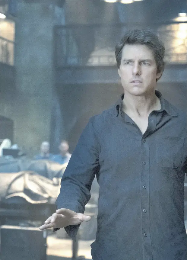  ?? CHIABELLA JAMES ?? Tom Cruise stars in The Mummy and finds himself in a race against time to figure out why he’s still alive.