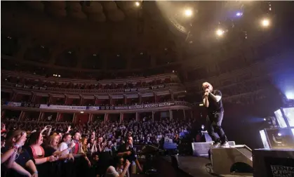  ?? ?? Ed Sheeran performing on stage at the Royal Albert Hall in 2014. Photograph: Yui Mok/PA Archive/PA Images