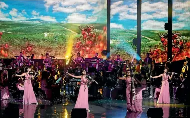  ?? PHOTO: GETTY IMAGES ?? North Korea’s Samjiyon Orchestra performs in Gangneung, South Korea.