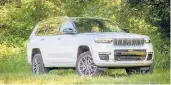  ?? STELLANTIS ?? The 2021 Jeep Grand Cherokee L Summit Reserve.