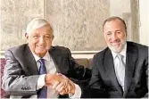  ?? ESPECIAL ?? López Obrador y José Antonio Meade.