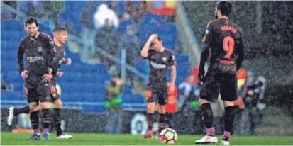  ?? AP ?? Lionel Messi empezó en banca y eso casi le sale caro al conjunto culé.