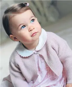  ?? Picture: PA. ?? Princess Charlotte was born on May 2 2015.