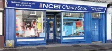  ??  ?? The NCBI charity shop on Castle Street in Enniscorth­y.