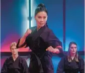  ?? NETFLIX ?? Alicia Hannah-Kim as Kim Da-Eun in “Cobra Kai.”