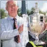  ??  ?? Willie MacDonald with the Camanachd Cup.