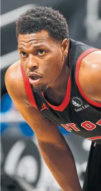  ?? FERNANDO MEDINA GETTY IMAGES ?? After it was announced that the Raptors were down a head coach, fans online lobbied for Kyle Lowry to fill in.