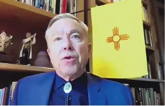  ?? JIM THOMPSON/JOURNAL ?? Dr. David Scrase, a medical doctor and secretary of Human Services for the state, is optimistic that New Mexico will be in a much better place on COVID-19 in the coming months.