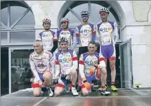  ??  ?? L’équipe du Cyclo-Club du Madiranais qui a participé au Tour Cycliste du Madiranais