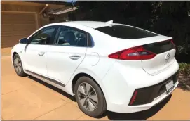  ??  ?? The 2018 Hyundai Ioniq. (Photo © James Raia/2018)