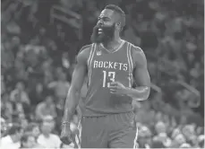  ?? BRAD PENNER, USA TODAY SPORTS ?? Guard James Harden is pacing the Rockets to the secondwinn­ingest season in franchise history.