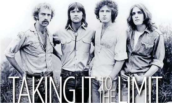  ?? 1972 PUBLICITY PHOTO ?? The Eagles were: (Left to right, correspond­ing with the photo above.)