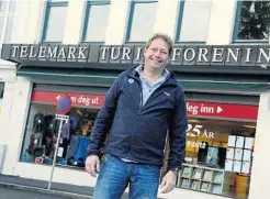  ?? ARKIVFOTO: BJØRN HARRY SCHØNHAUG ?? BYTTE SKILT?: Daglig leder Jon Atle Holmberg i Telemark Turistfore­ning.