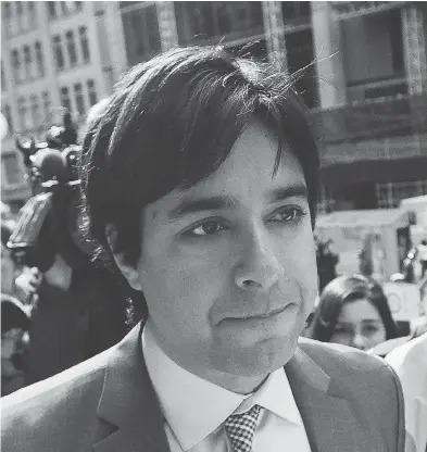  ?? MARK BLINCH / THE CANADIAN PRESS FILES ?? Jian Ghomeshi was fired from CBC in 2014 when multiple allegation­s of sexual abuse and harassment came to light. In a high-profile trial in Toronto, he was acquitted of five counts in 2016.