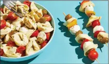  ?? (For The Washington Post/Tom McCorkle) ?? Pasta Salad Kebab