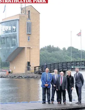  ??  ?? Investment Improvemen­ts to the finishing tower at Strathclyd­e Country Park will ensure the facility can continue to host world class rowing events for years ahead