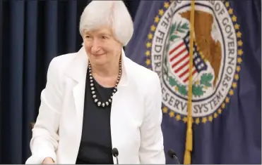  ?? PHOTO: AP ?? US Federal Reserve chairperso­n Janet Yellen is the first woman to have led the world’s most powerful central bank.