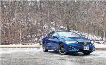  ?? KYLE PATRICK PHOTOS AUTOGUIDE.COM ?? Thanks to a recent facelift, the 2020 Acura ILX certainly doesn't look like it has one of the oldest skeletons on the market.