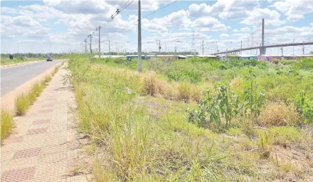  ?? ?? Varios son los terrenos municipale­s en la zona de la Costanera Norte que serán puestos a la venta, según desea el intendente.