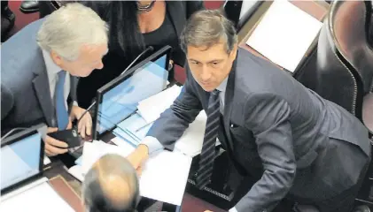  ?? DIEGO DIAZ ?? Formoseño. El senador radical Luis Naidenoff sería electo presidente de la Bicameral de los DNU.