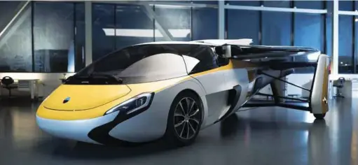  ??  ?? The latest version of AeroMobil has the ability to transform from car to aircraft in under three minutes