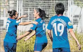  ?? FOTO: ATHLETIC ?? A medias Nekane adelantó al equipo bilbaíno, que no pudo mantener la ventaja