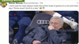  ??  ?? ITALIAN CRYSTAL BALL
Social media are already coming up with excuses for The Special One.