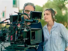  ??  ?? Greta Gerwig has been nominated for an Oscar for her directoria­l debut Lady Bird.