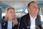  ?? NETFLIX ?? Jerry Seinfeld and “SNL” star Kate McKinnon go on a coffee date with a double shot of laughter on “Comedians in Cars Getting Coffee.”