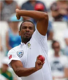  ?? Reuters ?? Vernon Philander took control for South Africa with career best 6-42 in the opener of a three-Test series against India