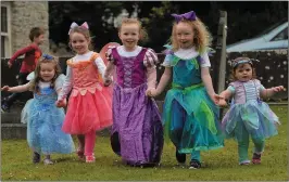  ?? All photos by Domnick Walsh ?? Clodagh Kidney, Carley-Jane Moriarty , Mia Loughlin, Sophie Cronin and Willow Moriarty from Tralee, all dressed up for the Kilflynn Fairy Festival which drew huge crowds on Sunday.