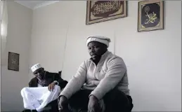  ?? PICTURE: BHEKI RADEBE ?? Sheik Ntsikelelo Nazeem Ntintili and Imam Xolani Donyeli turned a shebeen into a mosque in Harare, Khayelitsh­a.