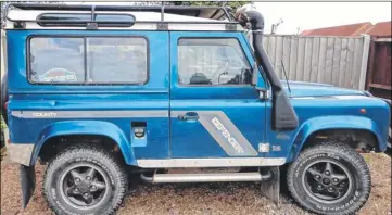  ??  ?? South East 4x4 Response volunteer Louise Wright discovered her Land Rover Defender