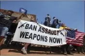  ?? ANDRES LEIGHTON — THE ASSOCIATED PRESS FILE ?? Demonstrat­ors in El Paso, Texas, protest the visit of thenPresid­ent Donald Trump to the border city after a mass shooting.