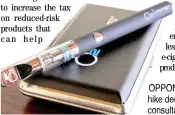  ??  ?? OPPONENTS of the excise tax hike decried the lack of public consultati­on by Congress.