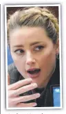  ?? ?? Amber Heard.