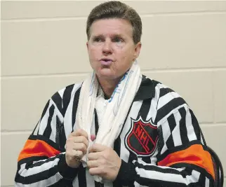  ?? WAYNE CUDDINGTON/FILES ?? Former NHL referee Kerry Fraser has seen it all from the ice.