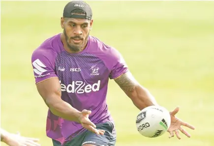  ?? Photo: ?? Fijian born Melbourne Storm forward, Tui Kamikamica.
NRL
