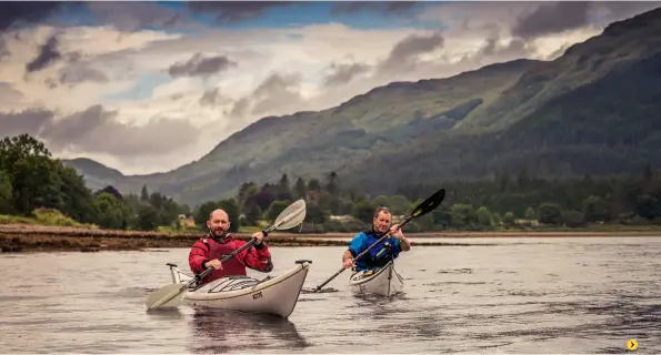  ?? ?? FROM LEFT: Wild camping in Dartmoor National Park; kayaking on Loch Lomond