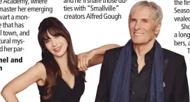  ??  ?? Zooey Deschanel and Michael Bolton host “The Celebrity Dating
Game”