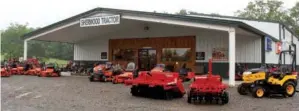 ??  ?? Sherwood Tractor carries a variety of lawn equipment, tractors and heavy equipment for residentia­l and commercial needs.