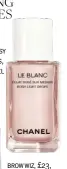  ??  ?? le blanc rosy light drops, £38, chanel