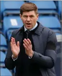  ??  ?? Steven Gerrard says his team’s mentality has been top