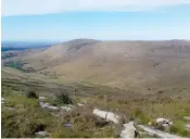  ?? Photos: Nick James ?? Viewed from Mountain Drive the opposing ridge would be dominated by six turbines.